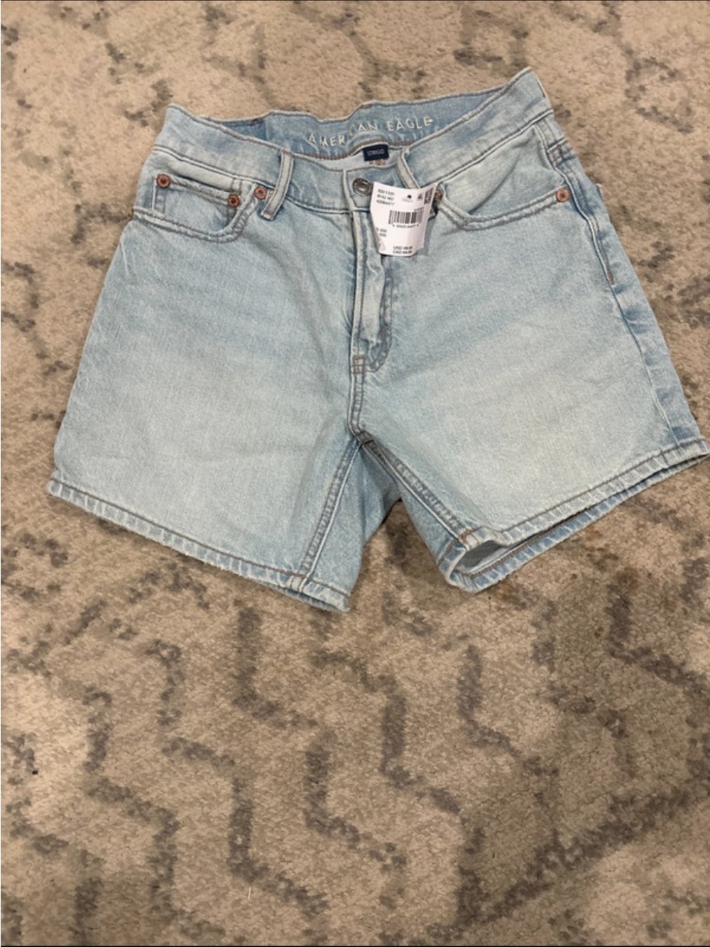 NWT American Eagle Outfitters Light Wash Denim Shorts - Pale Blue